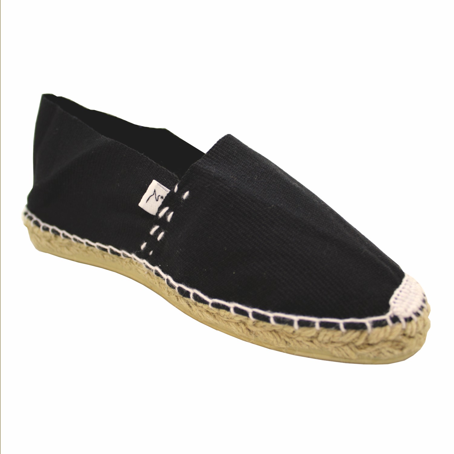 Espadrille noire et blanche SHAULA