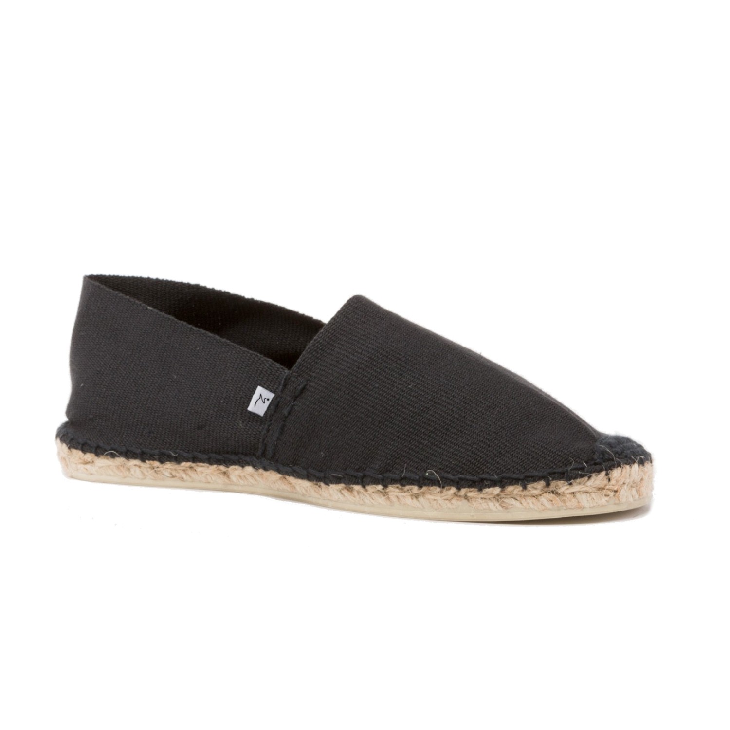 Espadrille noire ÉTOILE NOIRE - semelle en lin - Pointure : 40, Couleur : Noir, Imperméabilisation (+6,00€) : Non