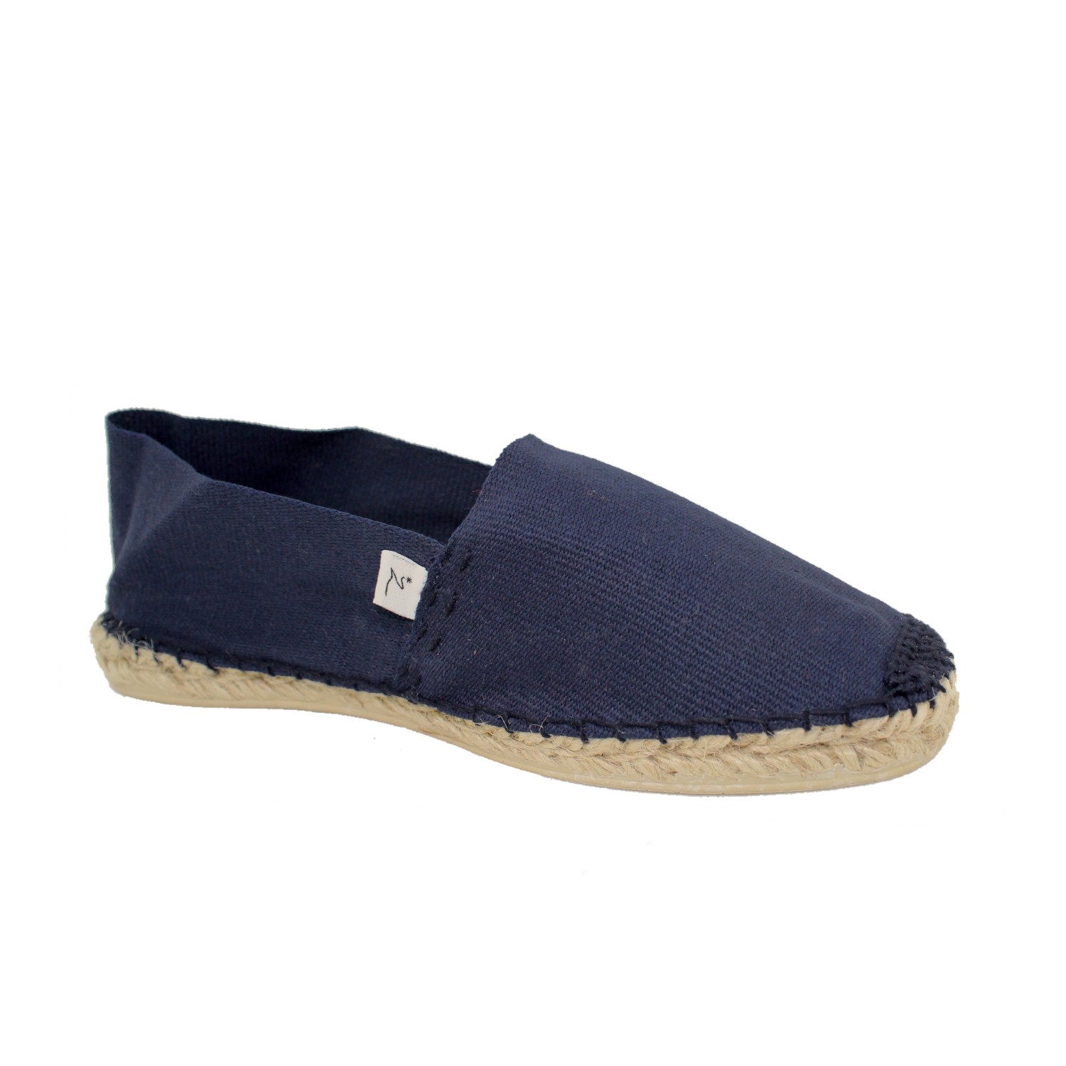 Espadrille bleu marine MIRA - semelle en Lin - Pointure : 46, Couleur : Marine, Imperméabilisation (+6,00€) : Non