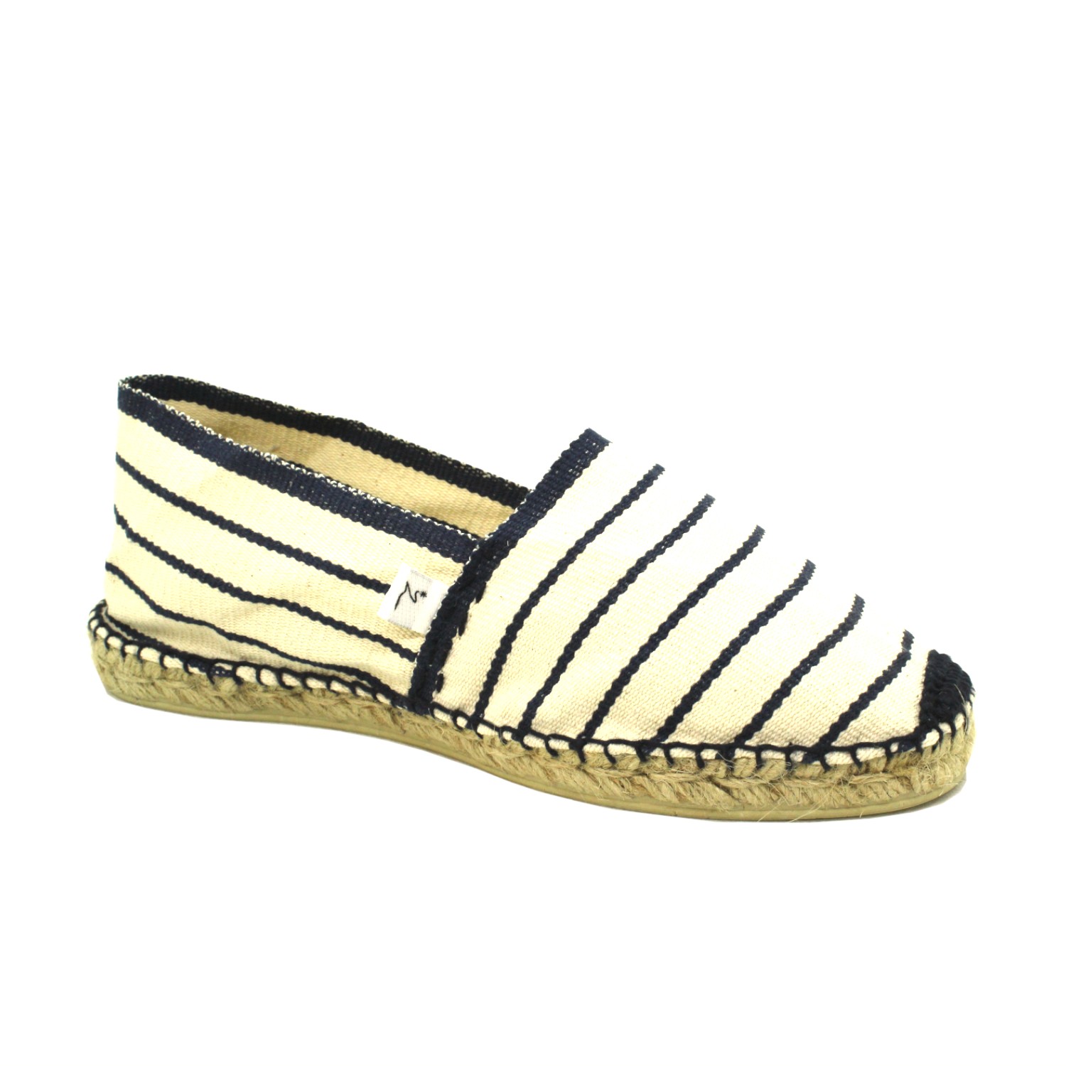 Espadrille marinière écrue ALGABI - Pointure : 39, Couleur : Ecru, Imperméabilisation (+6,00€) : Non