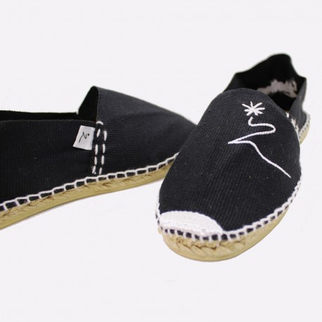 Espadrilles Zetoiles noires brod es