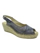 Espadrille femme AIGLE bleu brillant