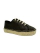 Espadrille POISSON noir brillant