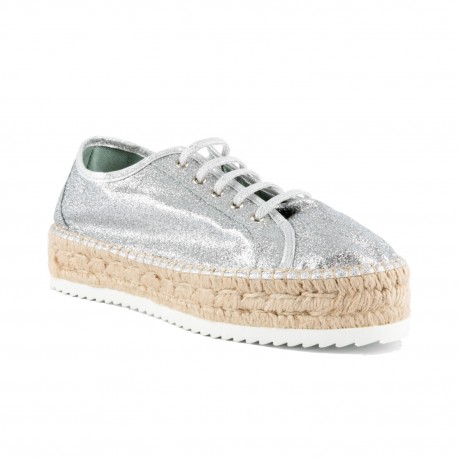 PHENIX - espadrille type tennis à paillettes