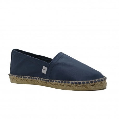 UNIVERS– Espadrille en cuir bleu