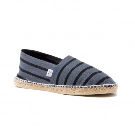 HEKA - Espadrille bleue rayée