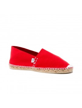 Auva - Espadrille rouge et blanche