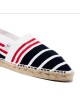 POLARIS - Espadrille rayée bleu blanc rouge