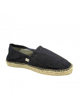 Espadrille en jean DENIM avec coutures bleues !