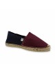 ALBIREO – Espadrille marine & bordeaux