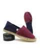 ALBIREO – Espadrille marine & bordeaux