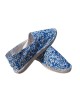 BUTTERFLY - Espadrille à fleurs bleues