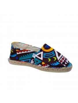 BUTTERFLY - Espadrille à fleurs bleues