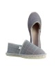 Espadrille Pantoufle Ecossais Marron