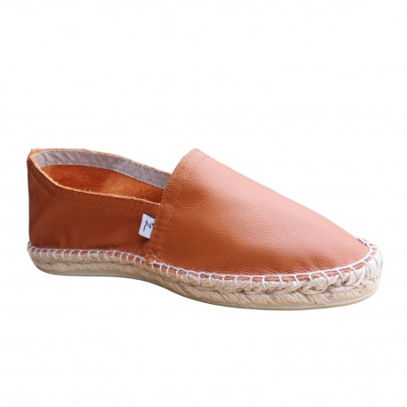 Espadrille UNIVERS – Cuir Terracotta