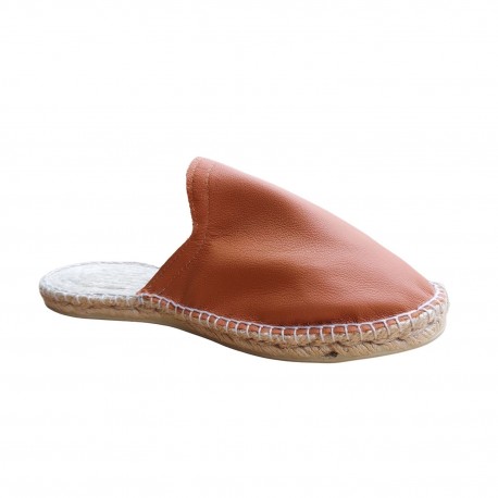 Espadrille Zabouch - Cuir Terracotta
