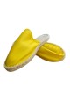 Espadrille Zabouch - Cuir Jaune Safran