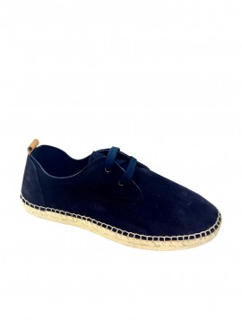 Espadrille Lombardi - semelle en jute espadrilles marines à lacets