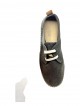 Espadrilles gris délavé à lacets chic décontracté