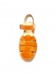 ORION espadrilles double semelle couleur orange