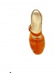 ORION espadrilles double semelle couleur orange