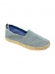 GREGALE - espadrilles type derby bleu délavé