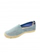 GREGALE - espadrilles type derby bleu délavé