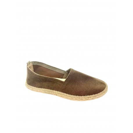 GREGALE - espadrilles type derby chocolat