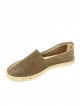 GREGALE - espadrilles type derby chocolat