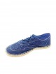 HEGOA - espadrille bleu de type Basket pour l’été