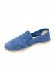 LEVANT - espadrilles basque bleu azur type derby