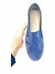 LEVANT - espadrilles basque bleu azur type derby