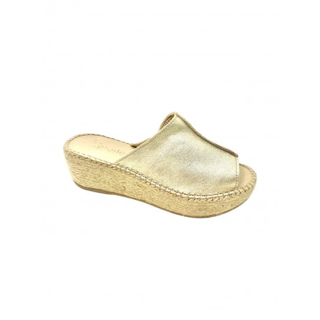 Espadrille Pégase couleur or