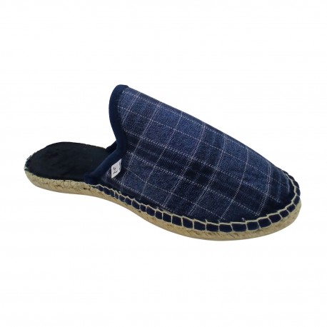 Espadrille ZABOUCH écossais marine
