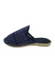 Espadrille ZABOUCH écossais marine