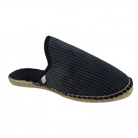 Espadrille Zabouch' Velours gris