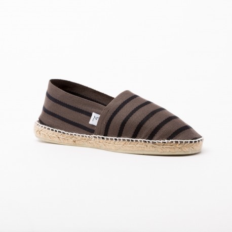 espadrille marron homme