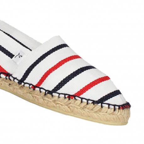 EPI&nbsp;-&nbsp;Espadrille tricolore bleu blanc rouge